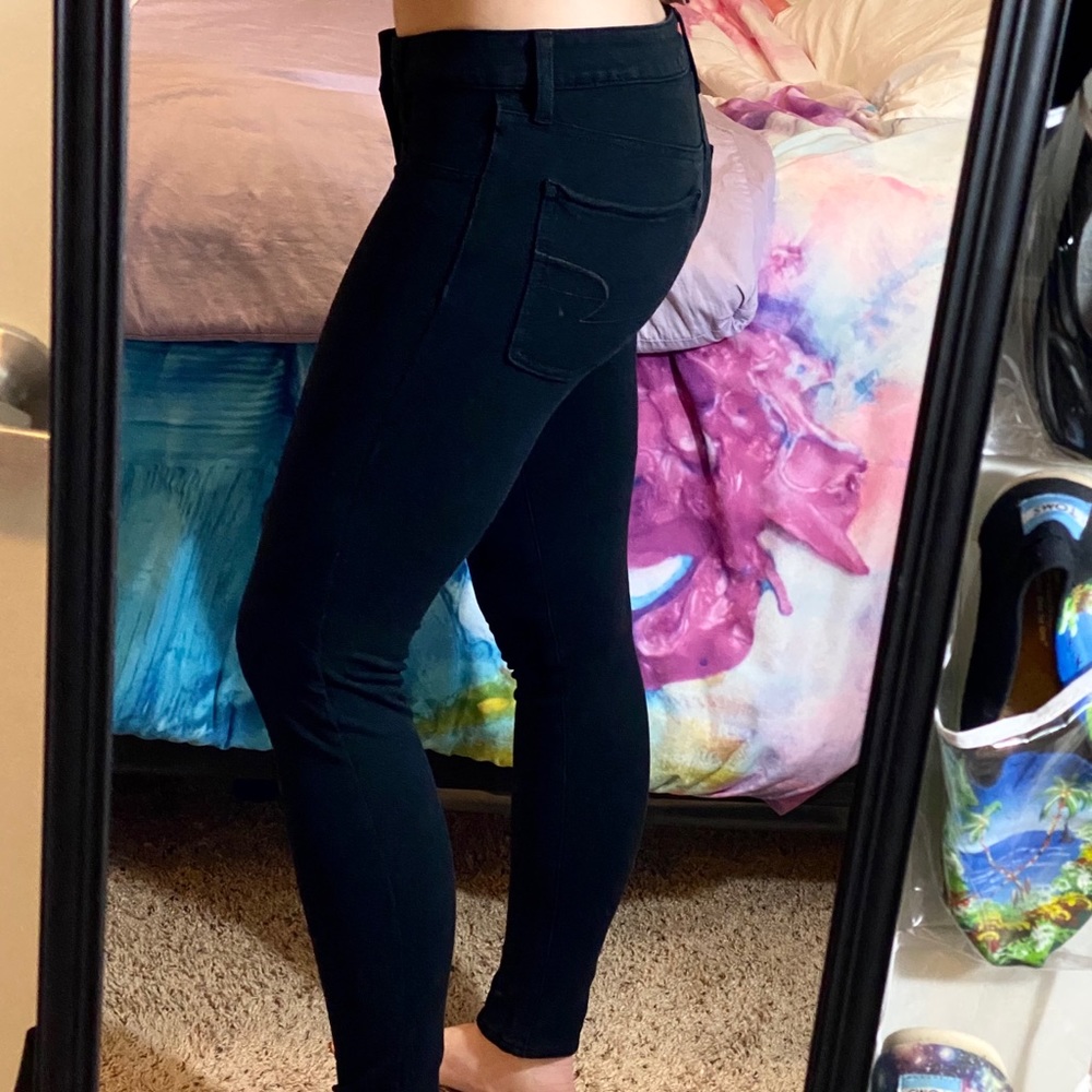 American Eagle Black Knit Jegging